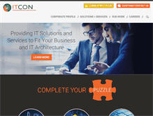 Tablet Screenshot of itcon-inc.com